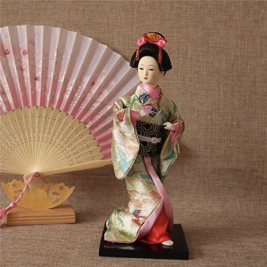 Jual Japanese Doll Patung Pajangan Boneka Geisha Jepang Hiasan