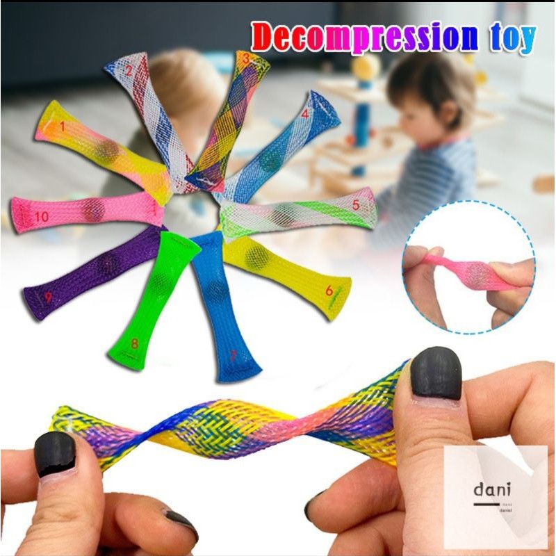 Yoirzit Fidget Toys De Malla Con Canica – 18 Piezas Antiestrés Para Adultos Y Niños Con TDAH, TOC O Autismo, Pequeños Y Portátiles