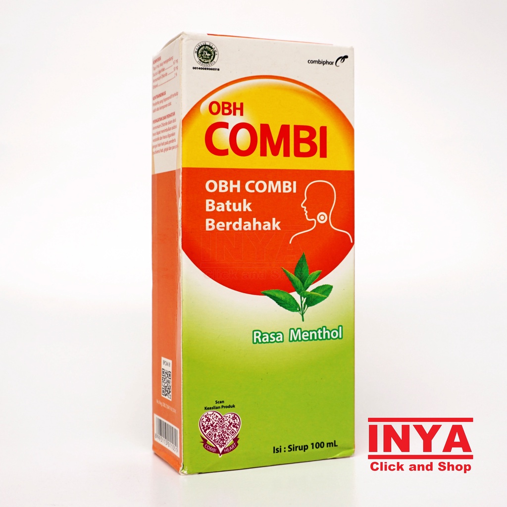 Jual OBH COMBI BATUK BERDAHAK RASA MENTHOL 100ml - Obat Batuk | Shopee ...