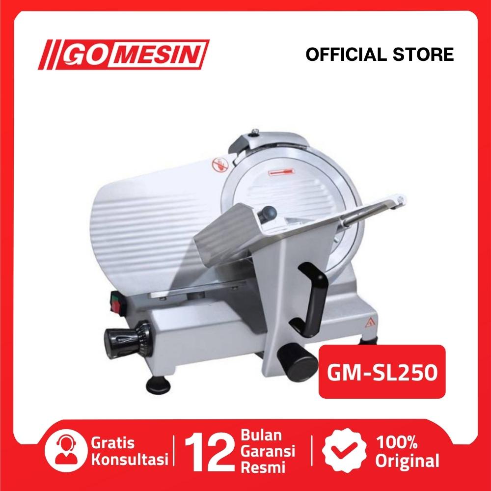 Jual MEAT SLICER GOMESIN GM SL250 MESIN IRIS DAGING 25 CM GMSL250 ORIGINAL Shopee Indonesia