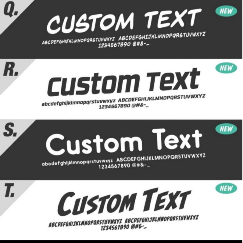 Jual Cutting Sticker custom Nama Sticker Custom Text | Shopee Indonesia