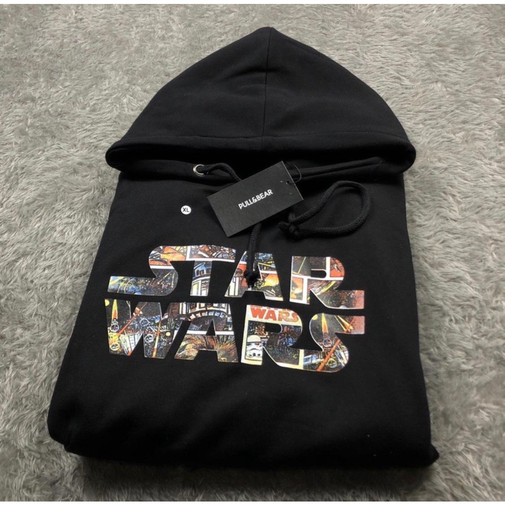 FREE PAPER BAG JAKET HOODIE STAR WARS FULL LEBEL PULL BEAR IMPORT SWEATER PULL BEAR STAR WAR PREMIUM QUALITY