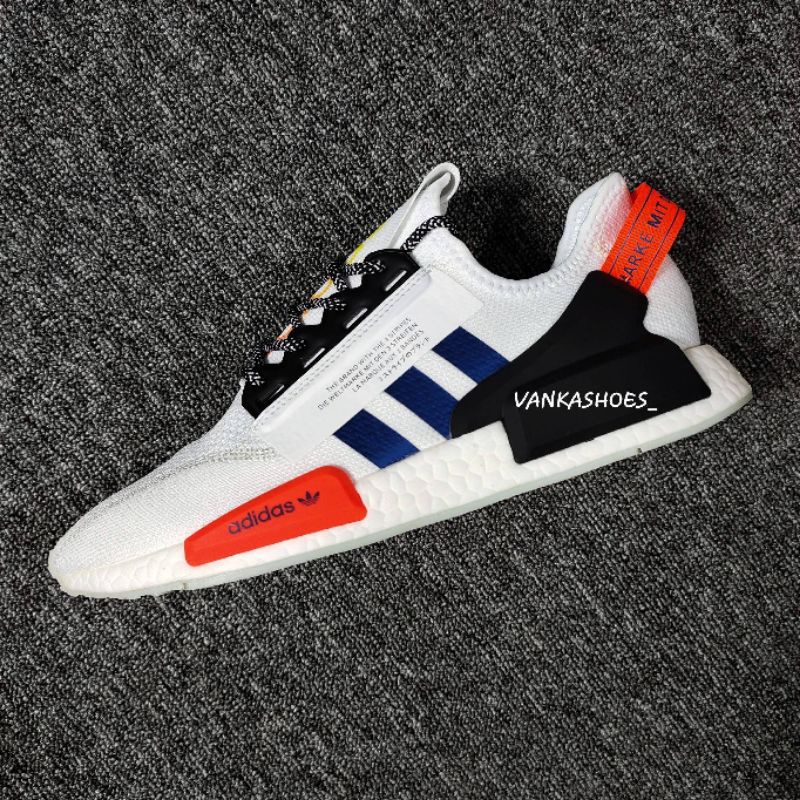 adidas gazelle silver green womens Adidas NMD R1 V2 'Black Solar Red' Running Shoes For Man And Women FW6   Stylebrewed