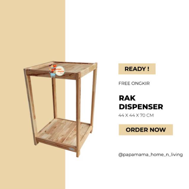 Jual Rak Dispenser Kayu - Rak Serbaguna - Meja Dispenser - Medan