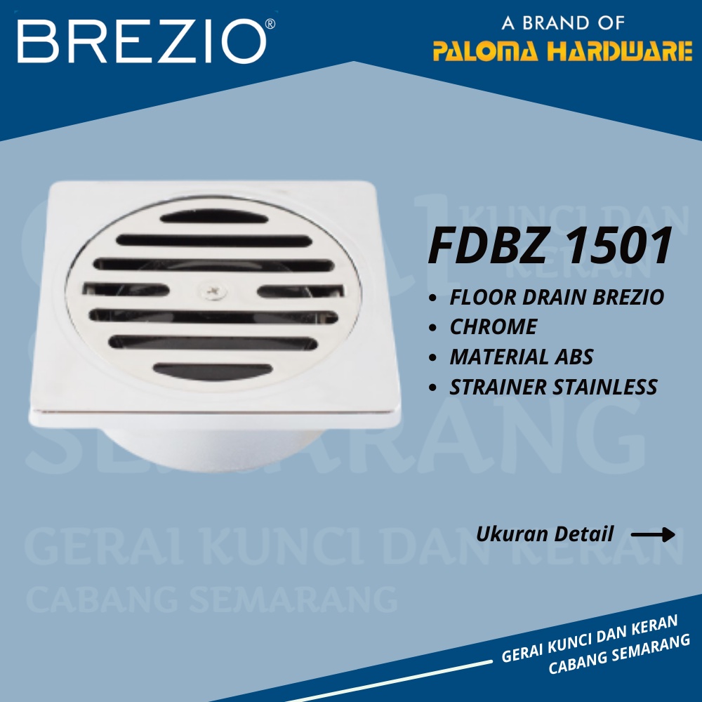 Jual FLOOR DRAIN BREZIO FDBZ 1501 Lubang Saringan Air GOT Lantai Kamar ...