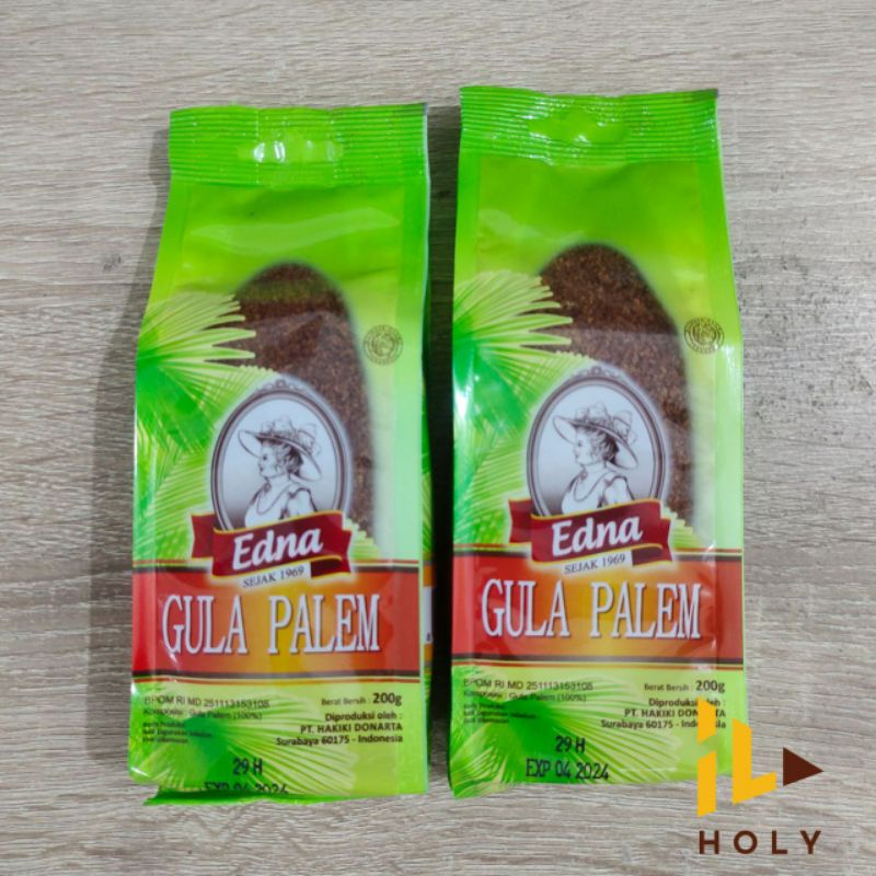 Jual Edna Gula Palem Gr Kemasan Asli Palm Sugar Brown Sugar Shopee Indonesia