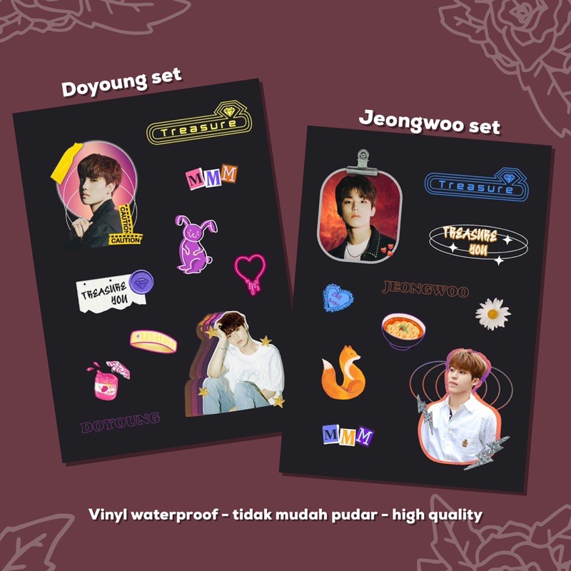 Jual TREASURE STICKER PACK TREASURE YOU CHAPTER THREE INSPIRED | Shopee ...