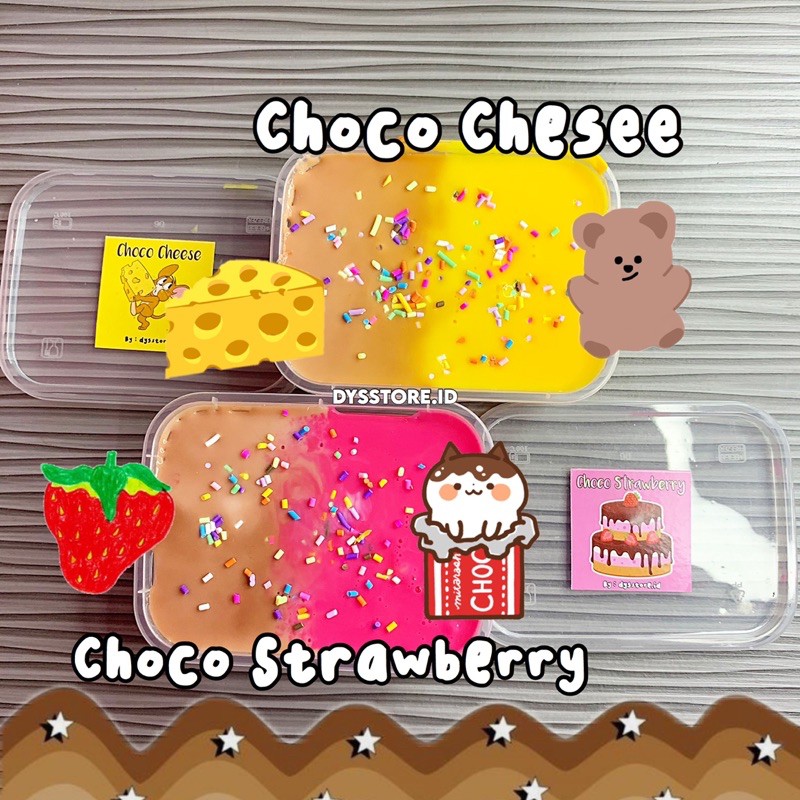 Jual (COD) Slime Choco Series 200gr by dysstoreid /puyoslime ...