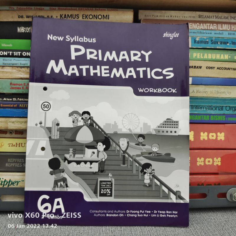 Jual NEW SYLLABUS PRIMARY MATHEMATICS WORKBOOK 6A | Shopee Indonesia