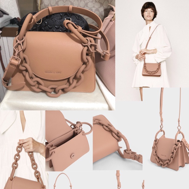 Chunky chain link small shoulder bag hot sale