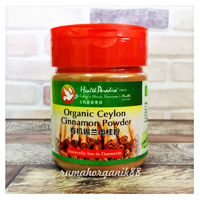 Jual Organic Ceylon Cinnamon Powder By Health Paradise 80g Ori ...