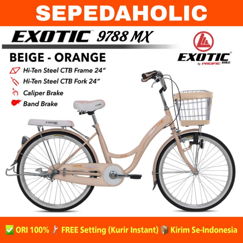 Jual Sepeda Keranjang Remaja Dewasa EXOTIC ET 9788 MX Ukuran 20 24 26 ...