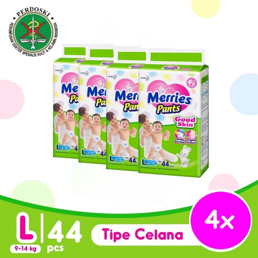 Jual Merries Pants Good Skin M 50, L 44, XL 38 per Carton | Shopee ...
