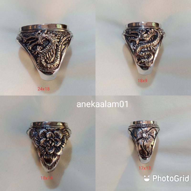 Jual Cincin Ring Emban Rangka Alpaka Super Shopee Indonesia