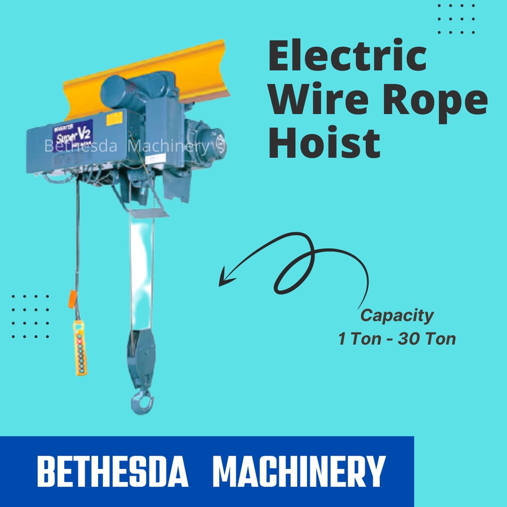 Jual Hoist Wire Rope 2 Ton x 12 Meter Hitachi V Series Shopee Indonesia
