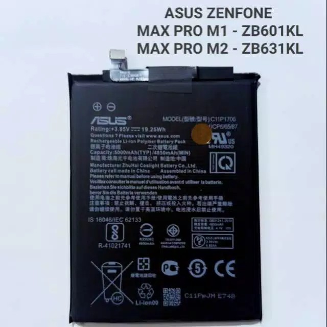 Baterai Batre Asus Zenfone Max pro M1 Asus Zenfone Max pro M2 baterai Asus  Original