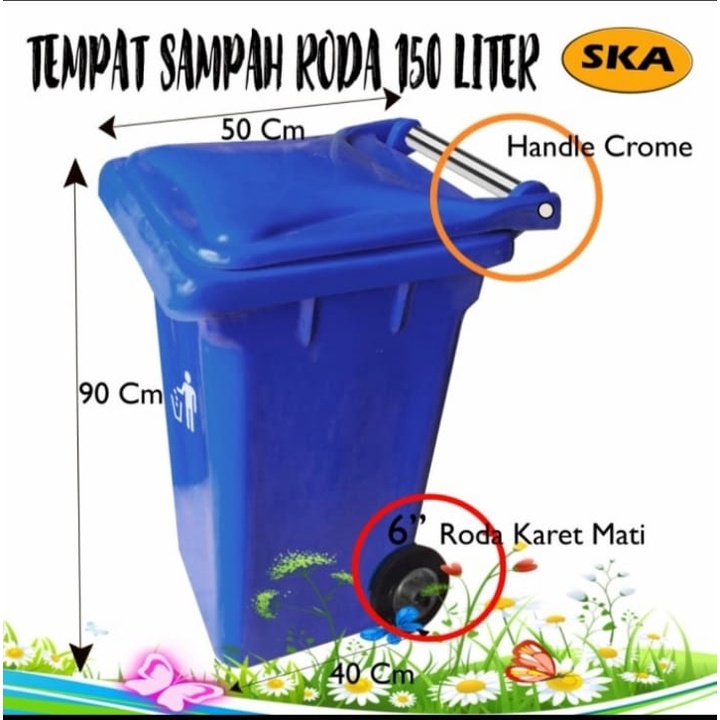 Jual Tempat Sampah Besar Tempat Sampah Roda Tempat Sampah Liter Tempat Sampah