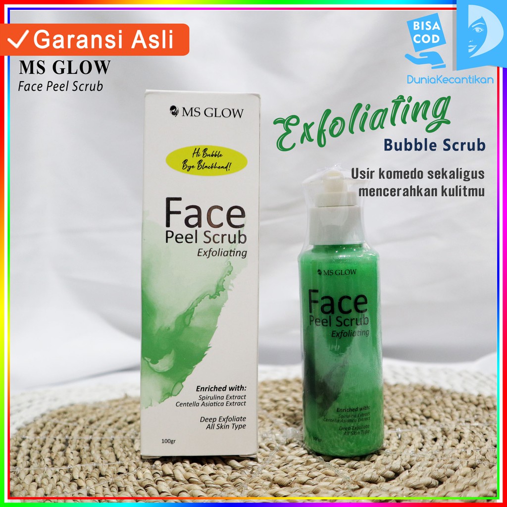 Face peel deals scrub ms glow