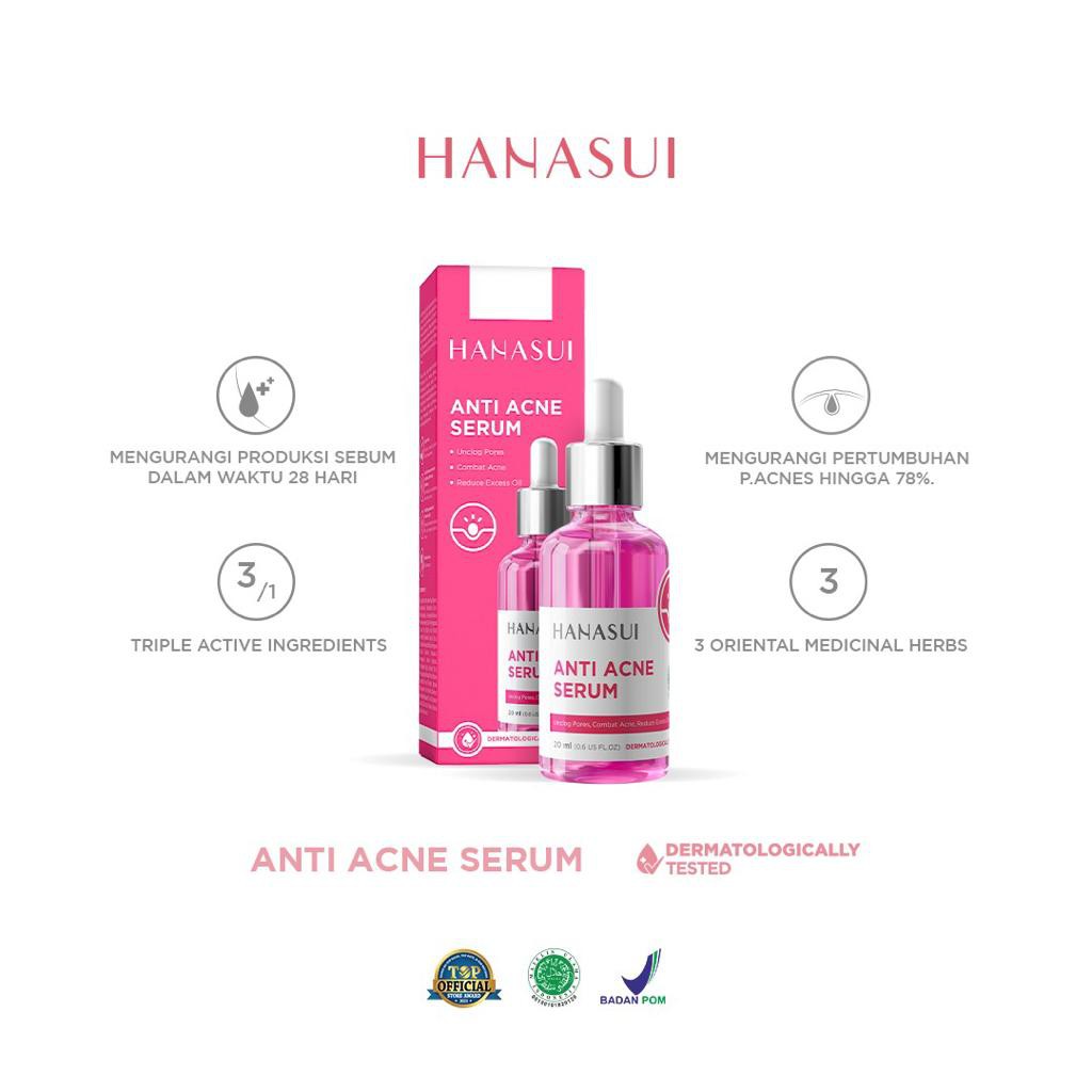 Jual HANASUI SERUM ANTI ACNE DUS PINK | Shopee Indonesia