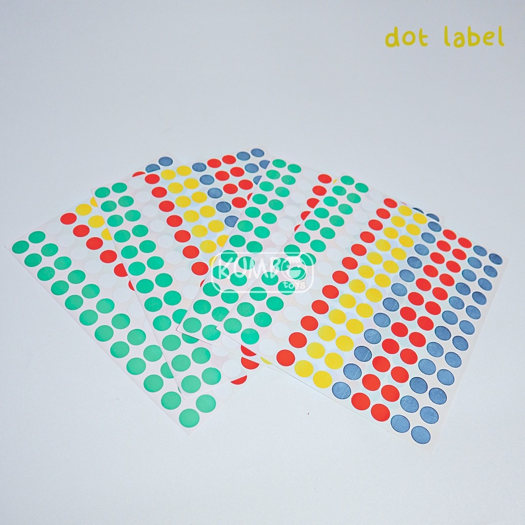 Jual Colour Dot Lables/ Colour Dot Sticker Bulat Stiker | Shopee Indonesia