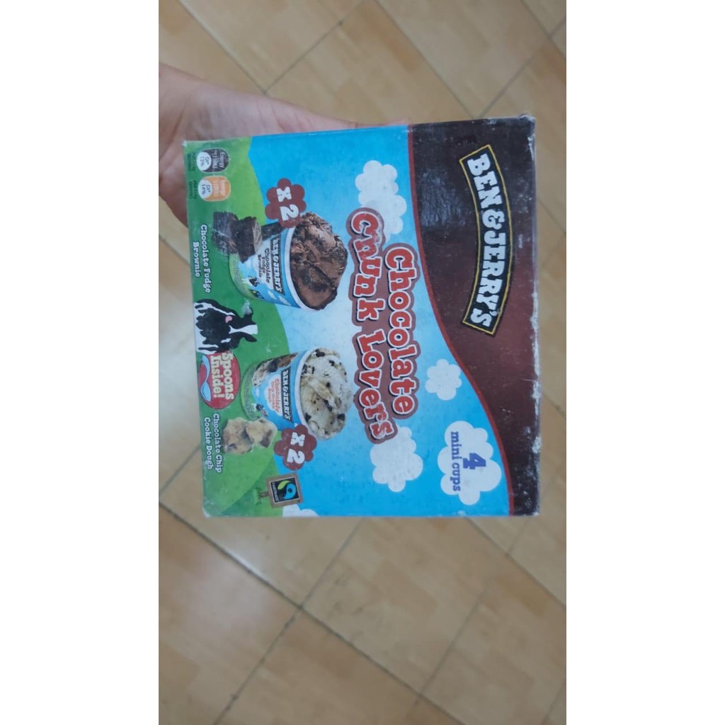 Jual ice cream ben&jerry mini #ben&jerry #icecreamkekinian | Shopee ...