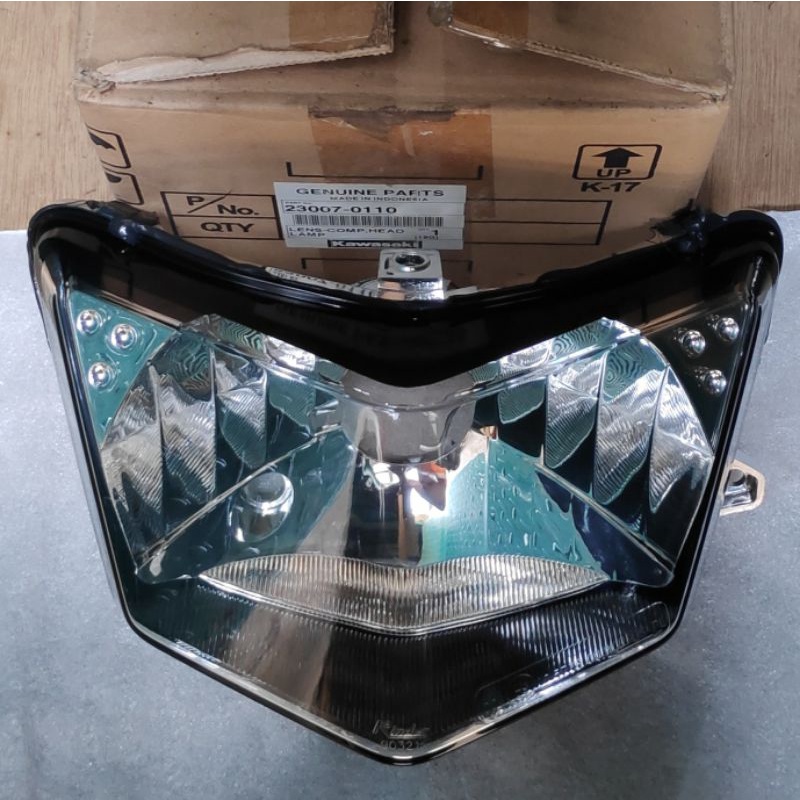 Jual Lens comp head lamp atau reflektor lampu depan unit KLX 250 ...