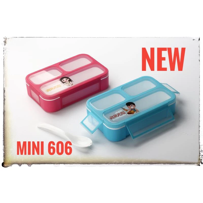 [UNIK88] MINI YOOYEE lunch box kotak makan #606 #605 | AutoStock