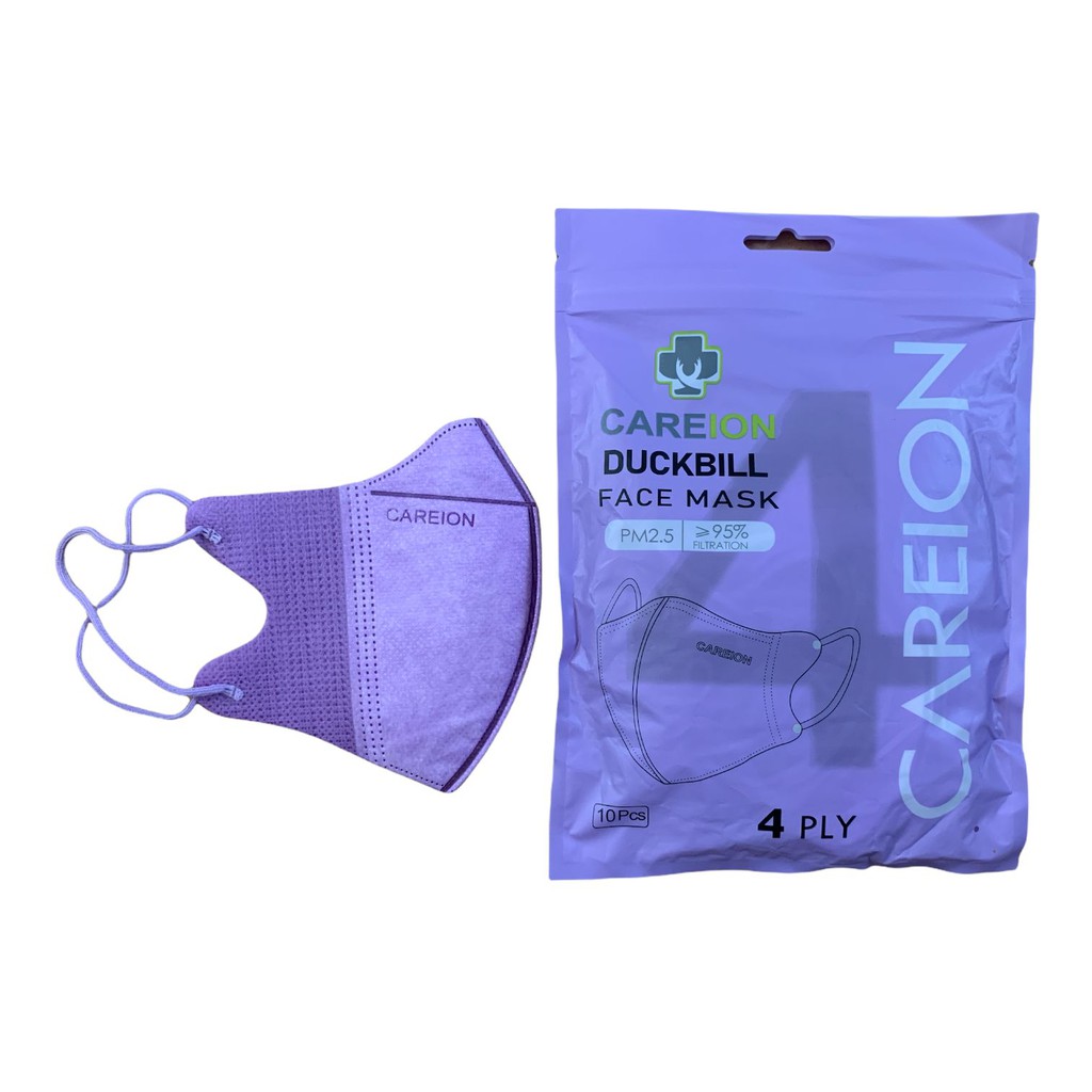 Jual Masker Duckbill CAREION DEWASA Earloop 4Ply Sachet Isi 10 ...