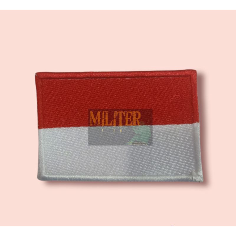 Jual TOKO MILITER INDONESIA - BORDIR / BADGE MERAH PUTIH BESAR | Shopee ...