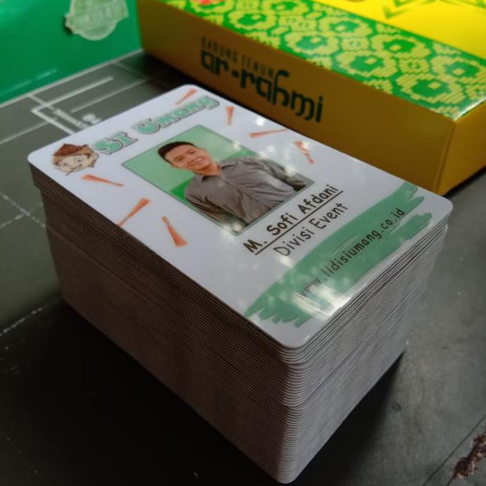 Jual ID Card Bahan PVC MURAH Shopee Indonesia