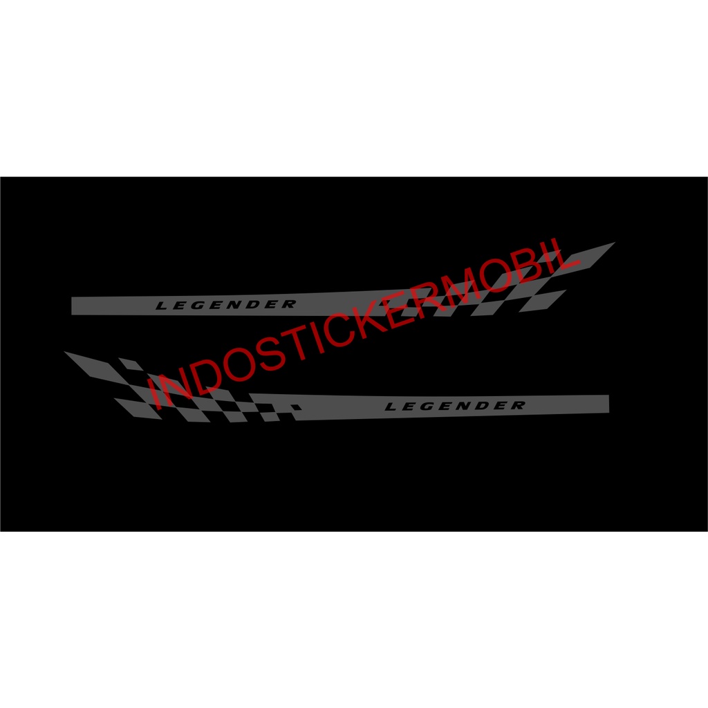 Jual STICKER STIKER MOBIL TOYOTA FORTUNER CUTTING STIKER LIST MOBIL ...