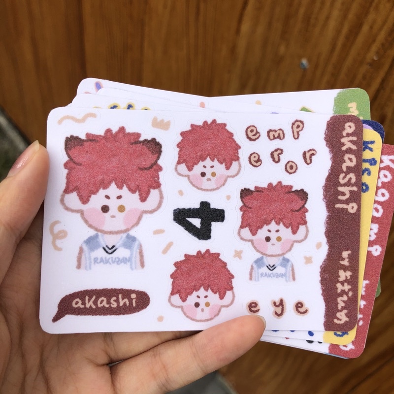 Jual Kuroko no Basuke Sticker Collection | Stiker Anime KnB kuroBas ...