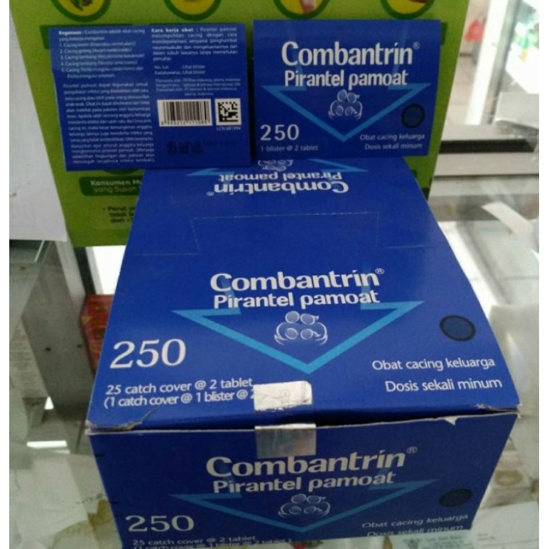 Jual combantrin 250mg perstrip dijamin ori | Shopee Indonesia