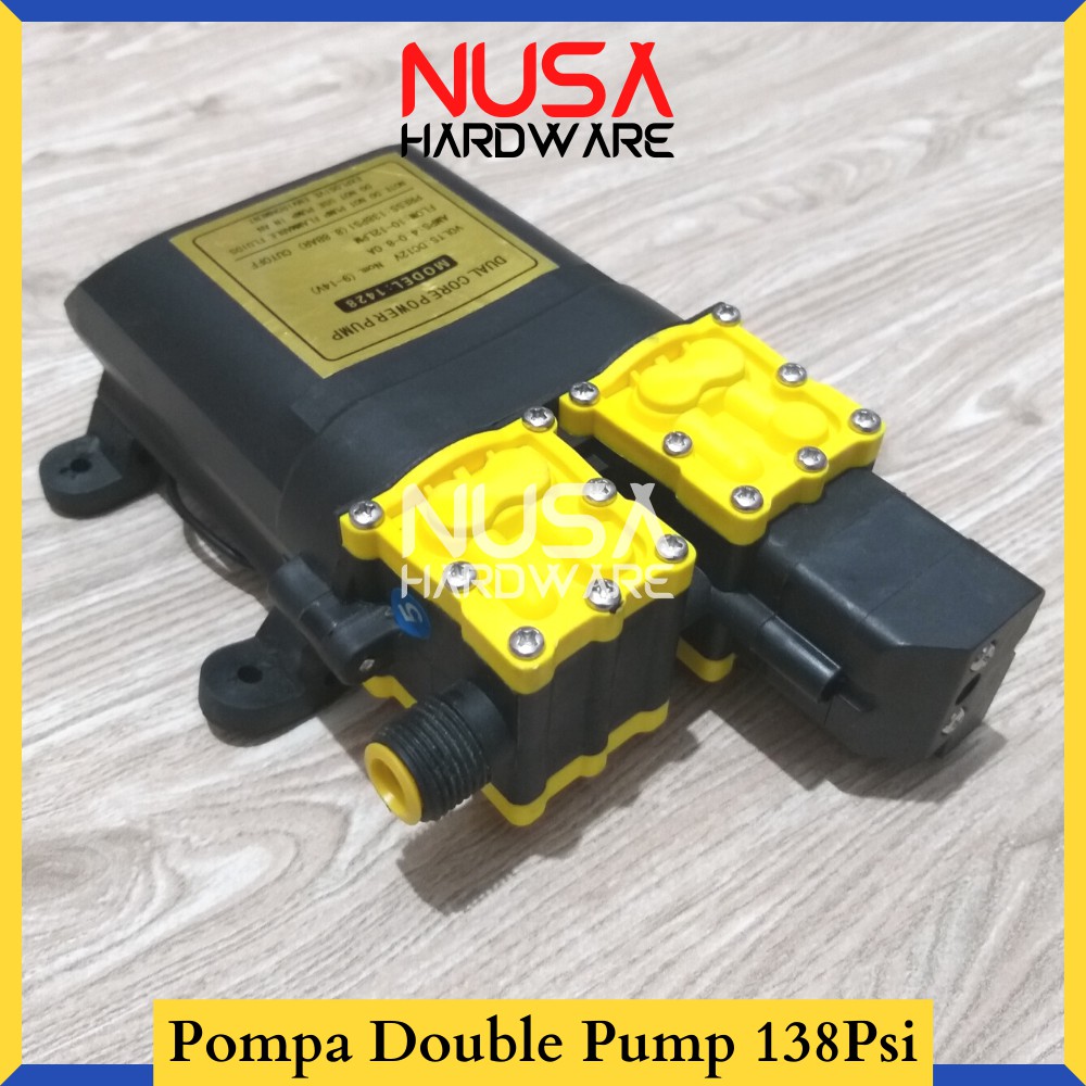 Jual Pompa Air Dc V Dual Pump Psi High Pressure Double Motor