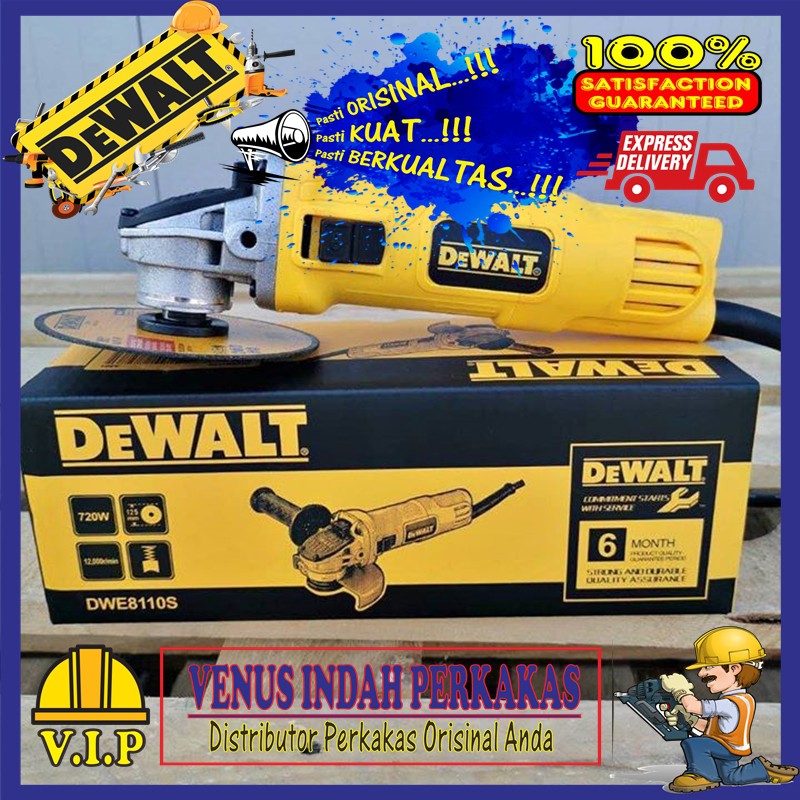 Jual MESIN GERINDA TANGAN LISTRIK ANGLE GRINDER 5" ALAT PERTUKANGAN ...