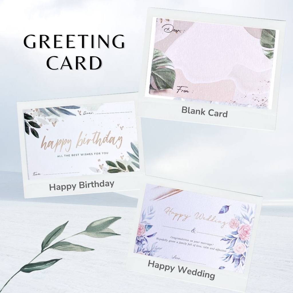 Jual [TAMBAHAN] KARTU UCAPAN/GREETING CARD/GIFT CARD | Shopee Indonesia