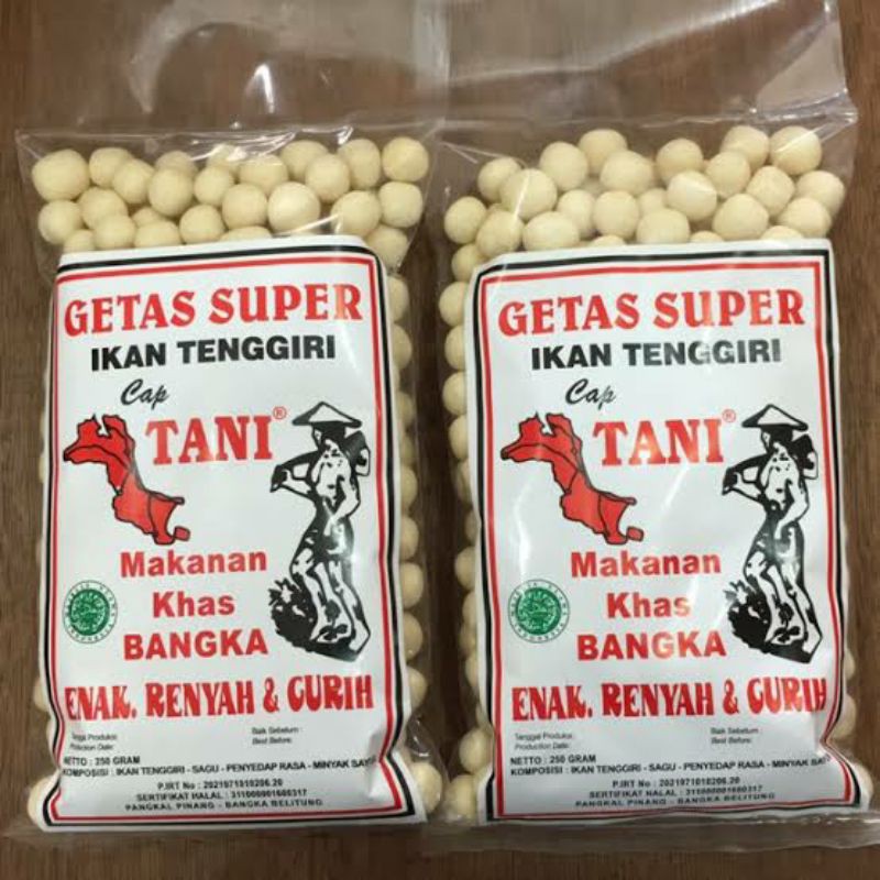 Jual GETAS SUPER IKAN TENGGIRI CAP TANI 250 GR | Shopee Indonesia