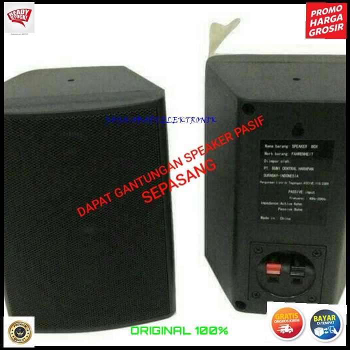 Jual G574 SPEAKER GANTUNG PORTABLE BONUS GANTUNGAN SPEKER TEMBOK SPK