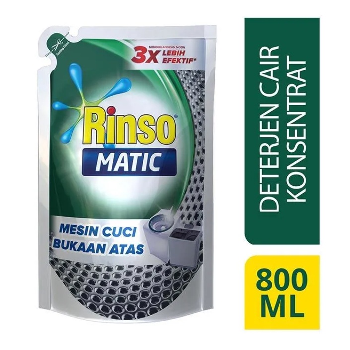 Jual Rinso Matic Cair 1.65L Professional mesin cuci bukaan atas ...