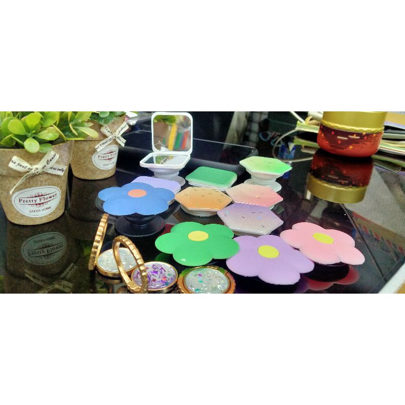 Jual (BANTING HARGA) POP SOCKET HP/RING STANDING HP MOTIF BUNGA POP ...