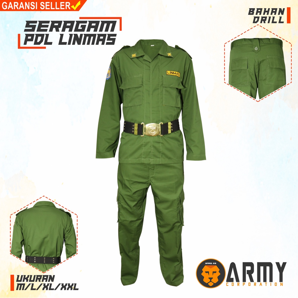 Jual seragam linmas satu set | Shopee Indonesia