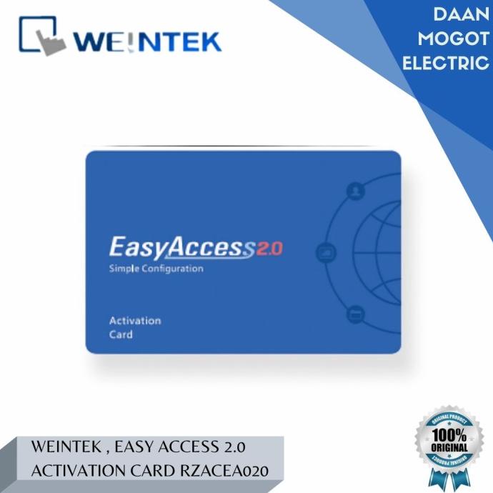 Jual Weintek Easy Access 2 0 Activation Card Shopee Indonesia