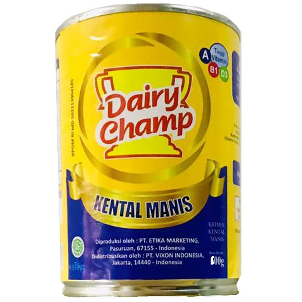 Jual DAIRY CHAMP 480 gr - Susu Kental Manis Dairy Champ 480 gr | Shopee