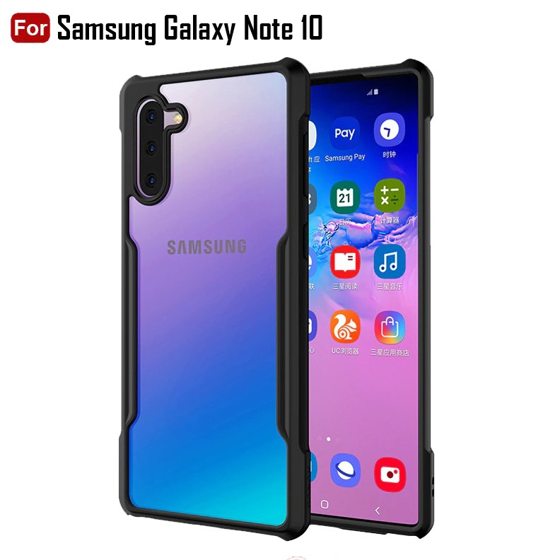 Jual Case Samsung Galaxy Note 10 Hardcase Transparant Shockproof