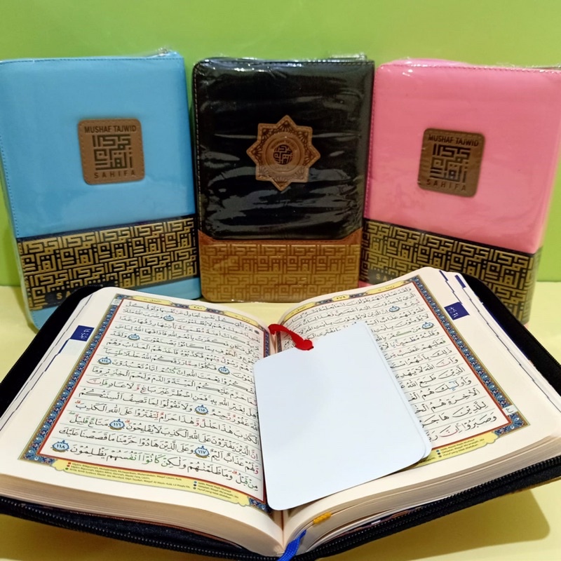 Jual MUSHAF AL QURAN RESLETING TAJWID WARNA SAHIFA A5 KUFI/AL QURAN ...