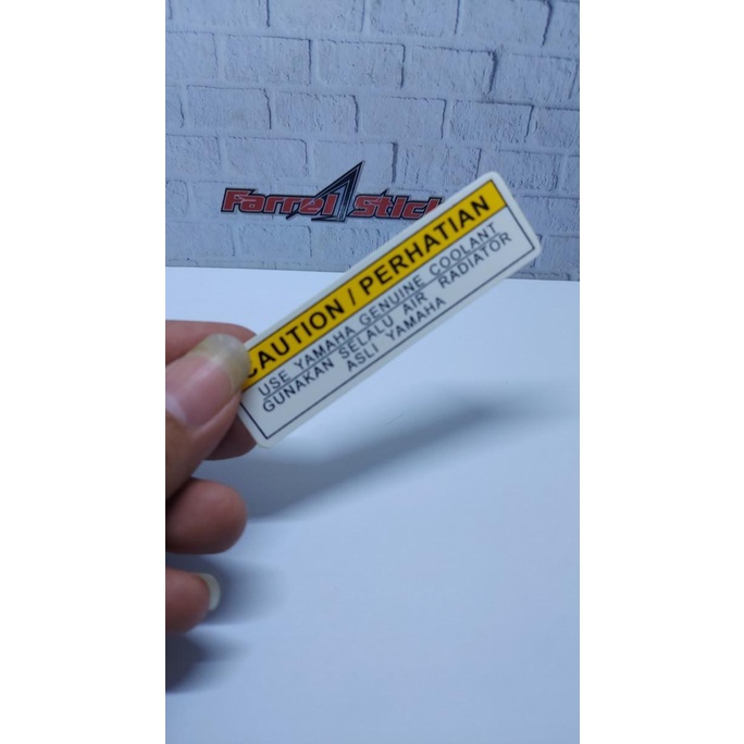 Jual stiker AIR RADIATOR sticker COOLANT YAMAHA farr3l55 Buru Order ...