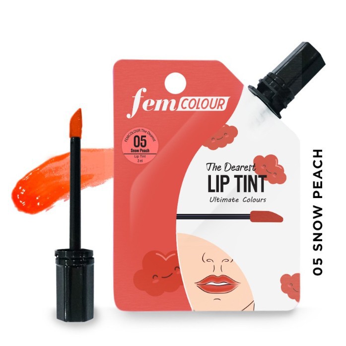 Jual FEM COLOUR THE DEAREST LIP TINT ULTIMATE COLOURS 3ML | Shopee ...