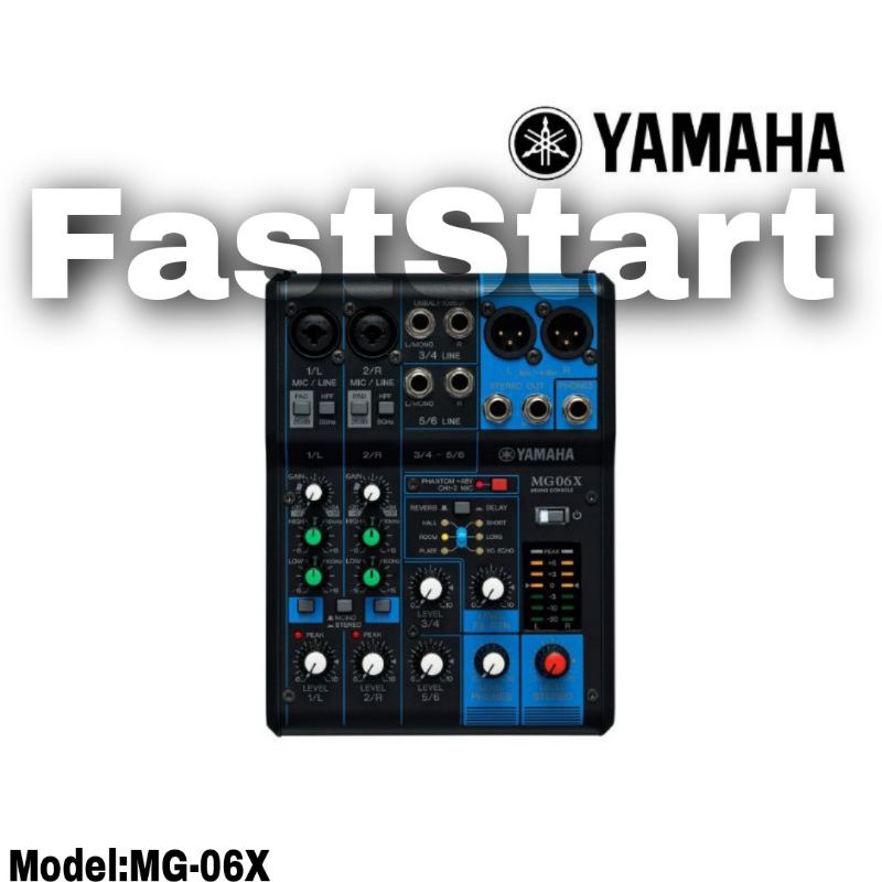 Jual Mixer Audio Yamaha Mg 06x 6 channel ORIGINAL MG06X Shopee Indonesia