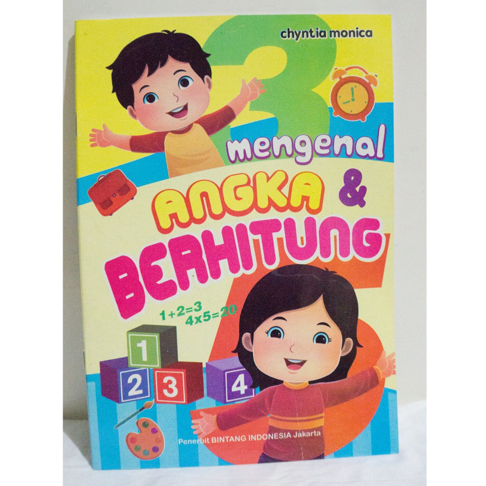 Jual Buku Aktifitas Mengenal Angka Dan Berhitung Cynthia Monica