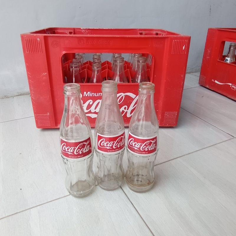 Jual BOTOL KACA COCA-COLA VINTAGE LAWASAN JADUL - 295ml | Shopee Indonesia